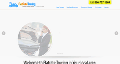 Desktop Screenshot of flatrate-towing.com