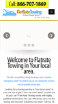 Mobile Screenshot of flatrate-towing.com